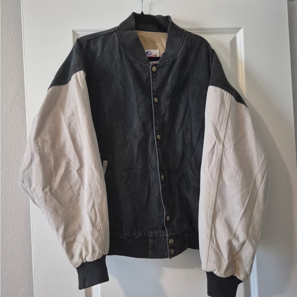 vintage 90s I.D. Wear ABA BMX Racing bomber jacket